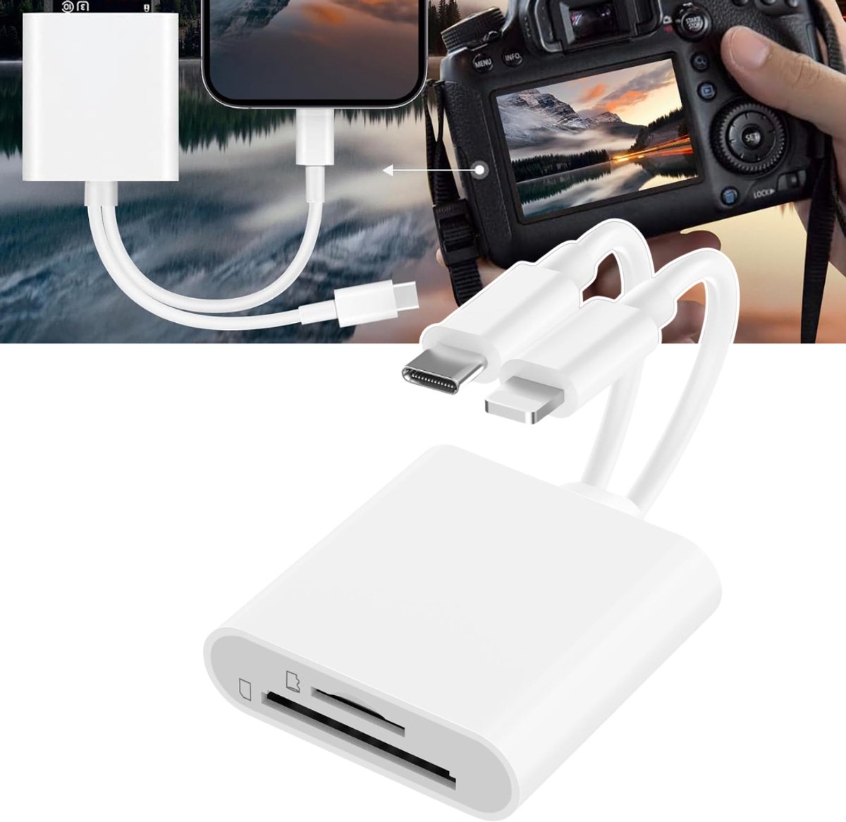 CRLYN®SD Kaart Lezer - SD Card Reader - Kaartlezer