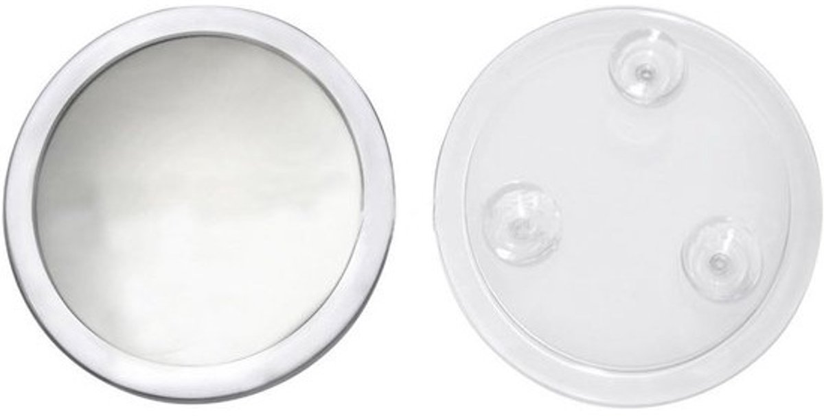 Vergrootspiegel met 5x vergroting en 3 zuignappen voor make-up en verzorging