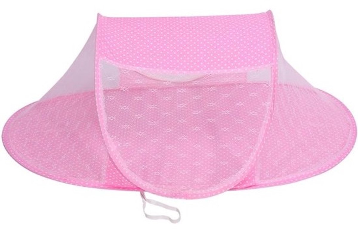 Opvouwbaar Klamboe Babybedje - Draagbaar en Ademend Insectennet voor Kinderen
