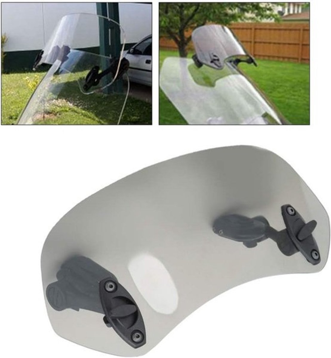 Verstelbare Winddeflector voor Motorfiets – Voorruitverlenging en Spoiler Accessoires