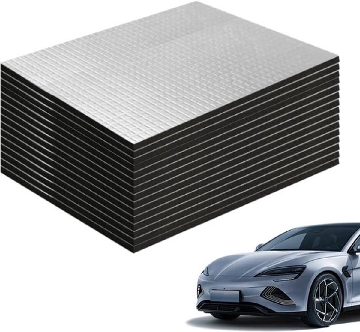 15x Dempmatten 250x180mm Zelfklevend Geluidsisolatie Auto Vochtbestendig