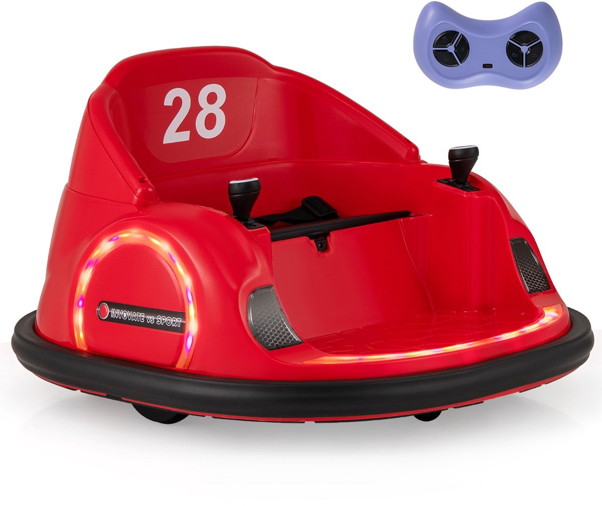 SureDeal® - Speelgoedauto' - Botsauto - Kinderen Knipperende Led - Kinderen - 66,5x64,5x39 cm - Blauw