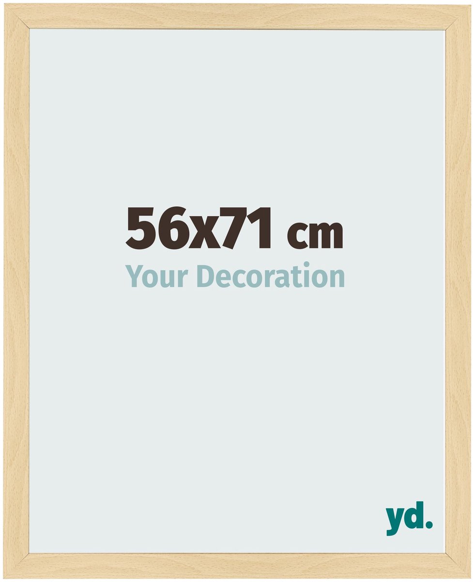 Your Decoration - Fotolijst 56x71 cm - MDF - Beuken Decor - Bologna