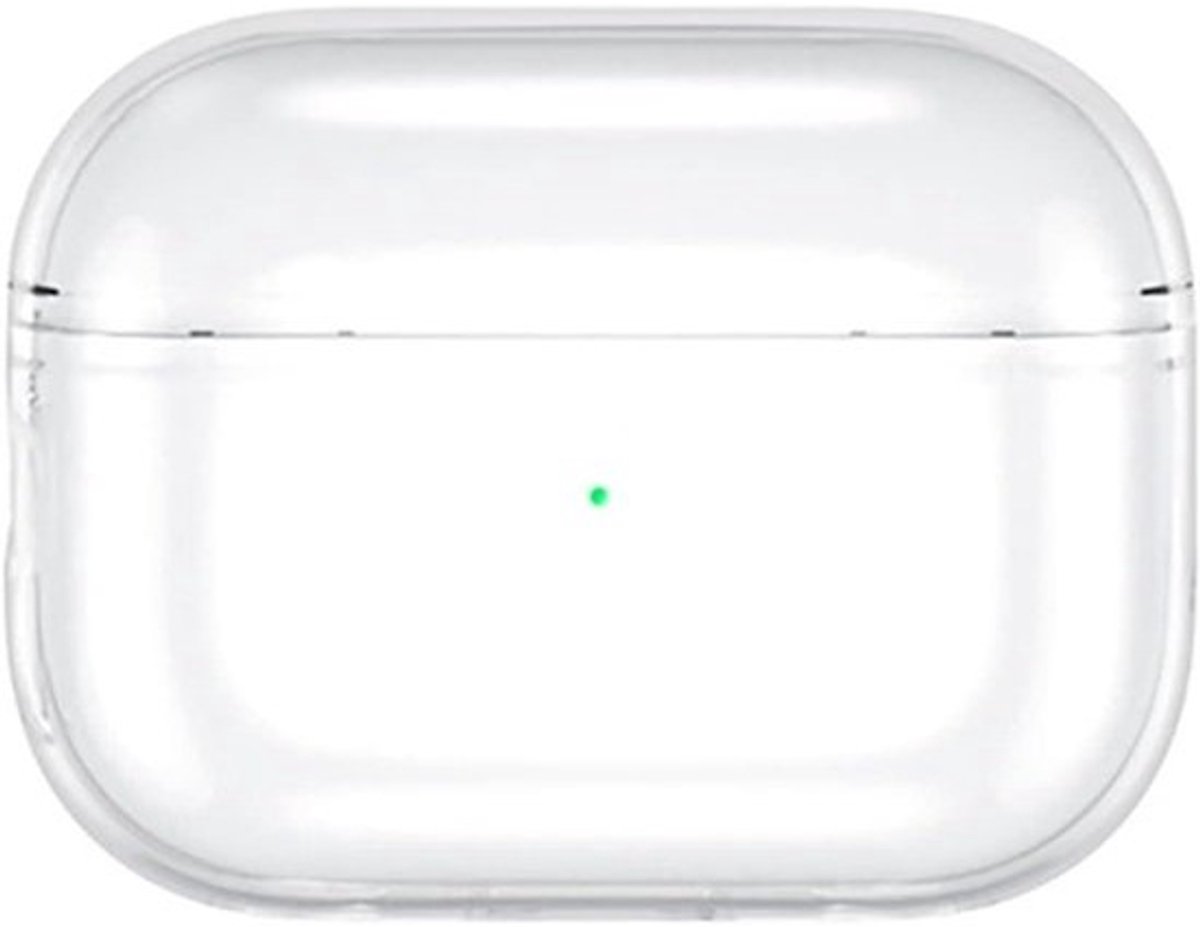 Transparante Schokbestendige Oplaadcase voor AirPods Pro 2 (2022) met Karabijnhaak