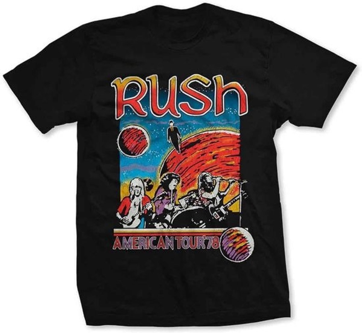 Band T-shirt - Muziek Shirt - Casual Kleding - Officiële Licentie - 24x22x2 cm - Zwart