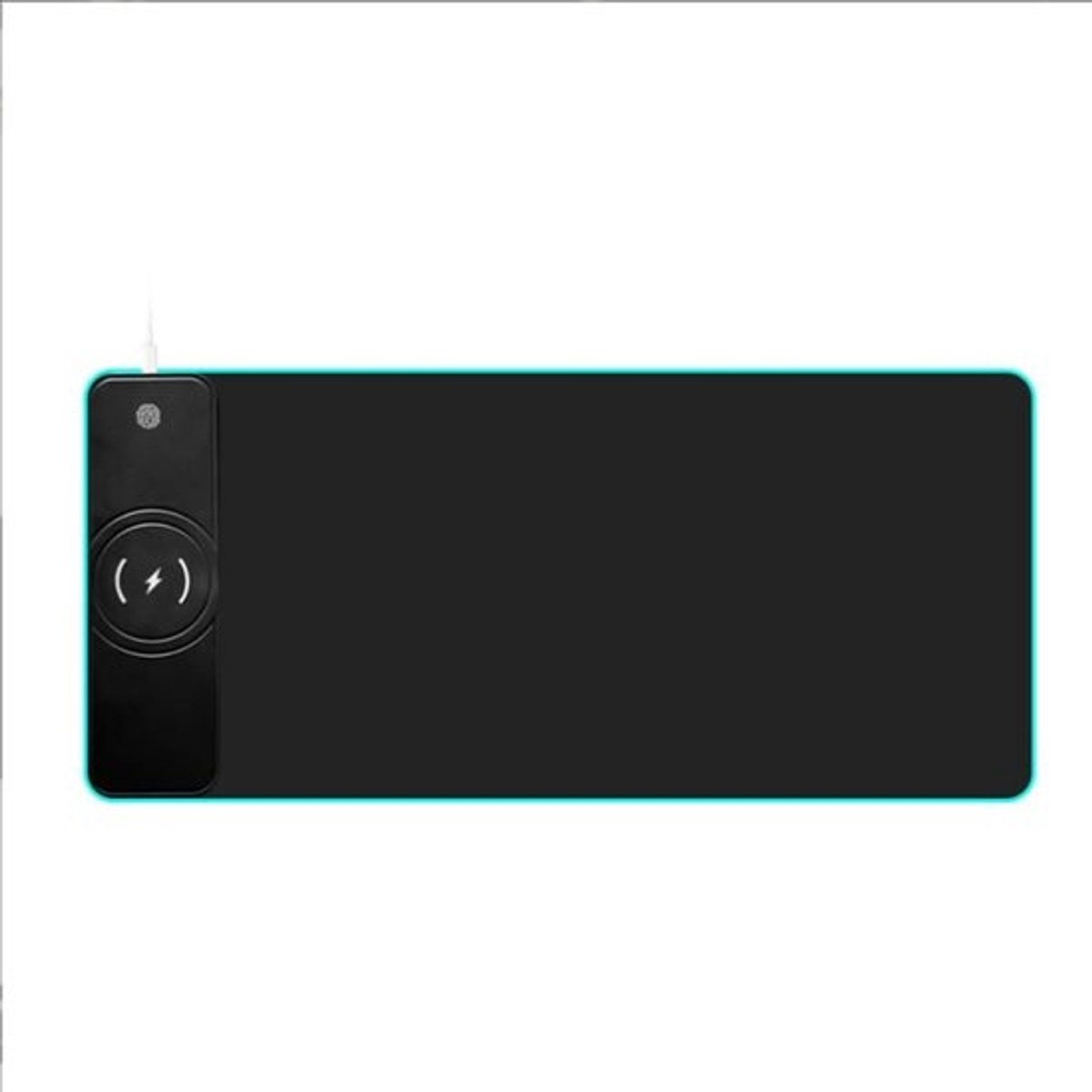 Draadloos oplaadbare RGB muismat 15W - Extra grote gaming muismat met 10 verlichtingsmodi en antislip basis