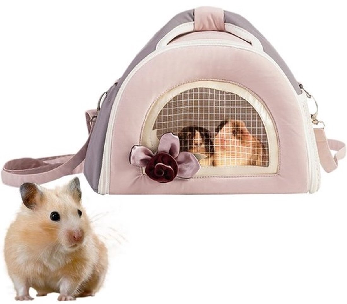 Draagbare Reiskoffer voor Kleine Honden en Dieren zoals Konijnen