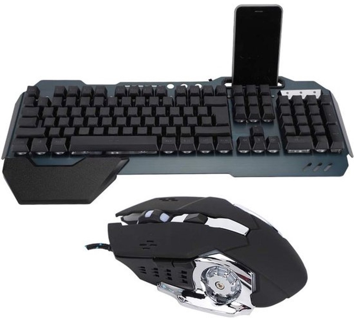 Mechanisch Gaming Toetsenbord en Muis Set met LED Verlichting