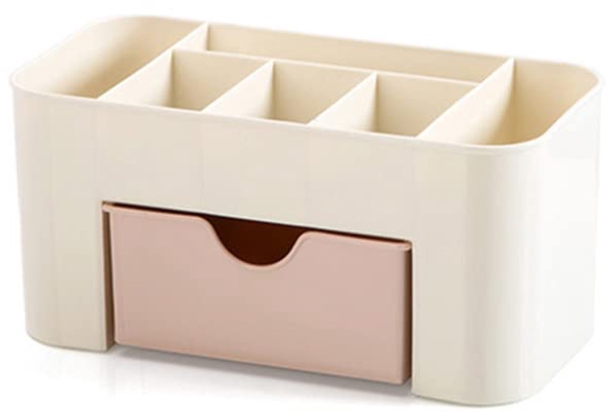 LISM-Opbergdozen voor cosmetica, ladeboxen voor cosmetica, cosmeticarekken voor de kaptafel | Opbergrek - roze