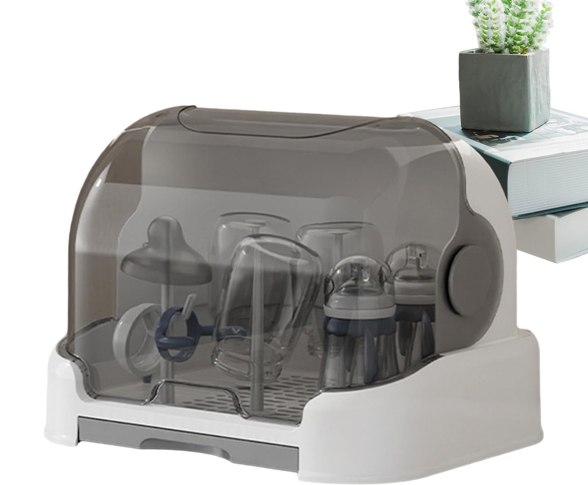 Dailygoods - Babyflessen opbergdoos - Stofdichte organizer met lekbak