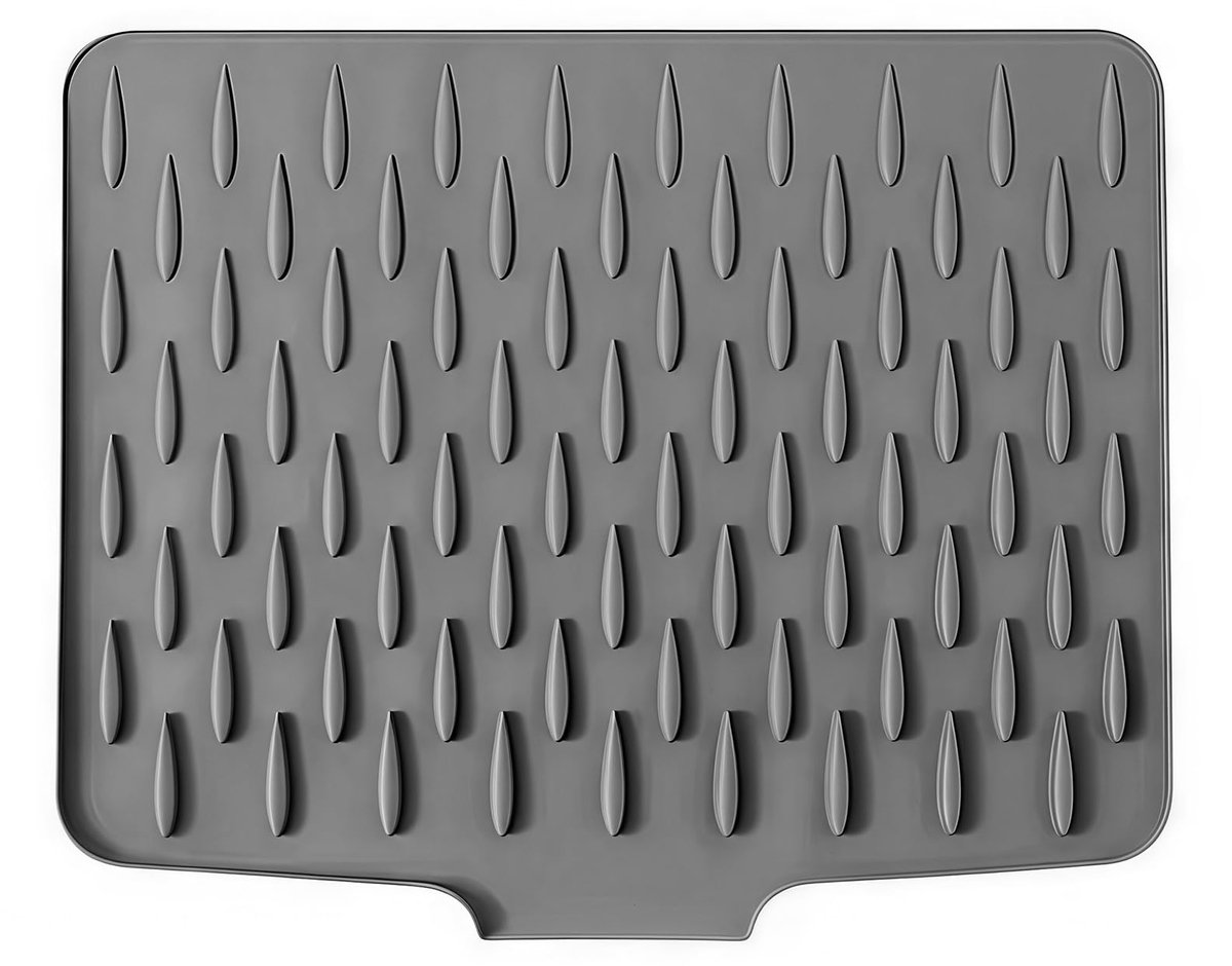 Dailygoods - Siliconen Afdruipmat voor Servies - Antislip Hittebeschermingsmat