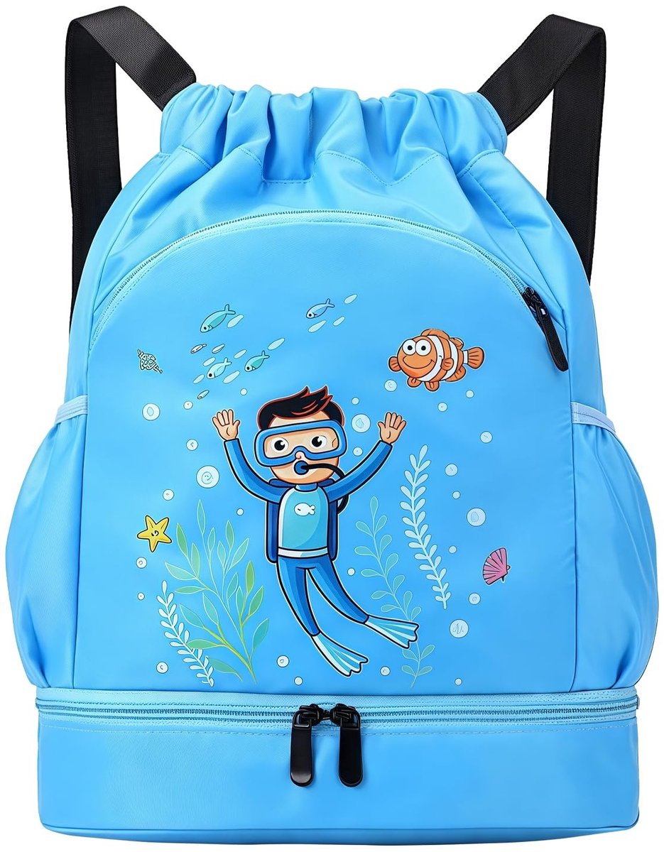 Dailygoods - Waterproof Kids Swimming Bag - Trekkoord gymtas voor kinderen