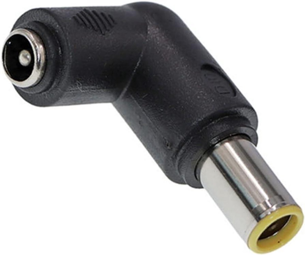 Adapter Connectoren - Stroom Adapter - Energie Overdracht - 90 Graden Hoek - 8mm naar 5.5mm - Zwart