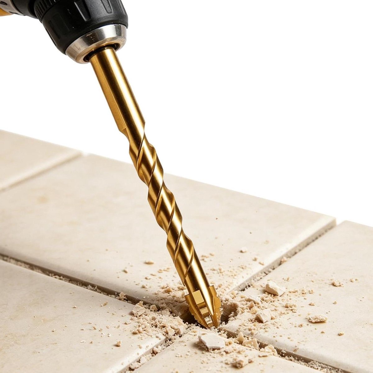 Steenboor - Betonboor Bits - Woningverbetering - Zwaar uitgevoerde legering - 119 cm - Grijs