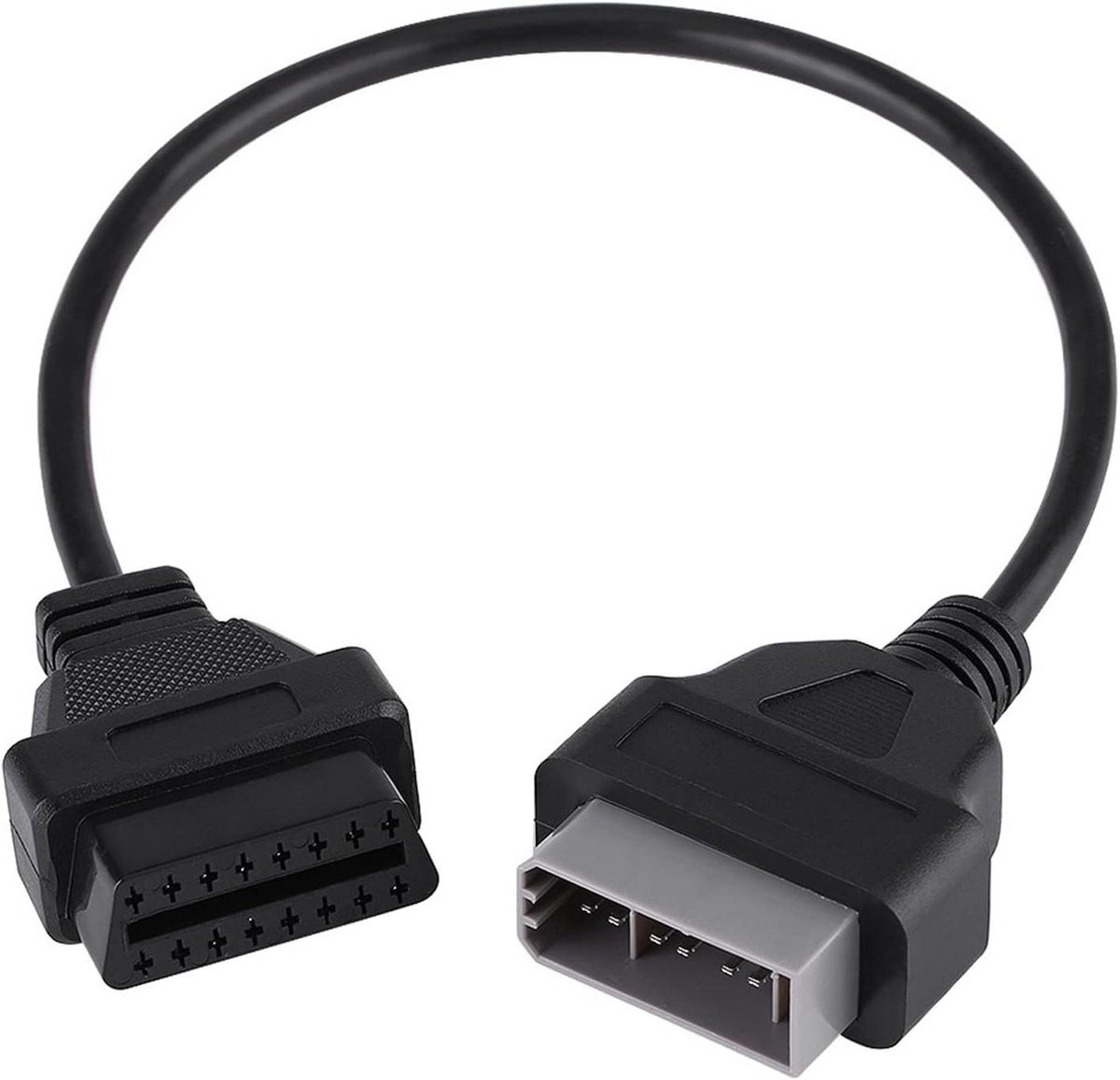 OBD2 Adapter Kabel - Verloopkabel Diagnose - Auto Uitlezen - Specifiek voor Nissan - 40 cm - Zwart