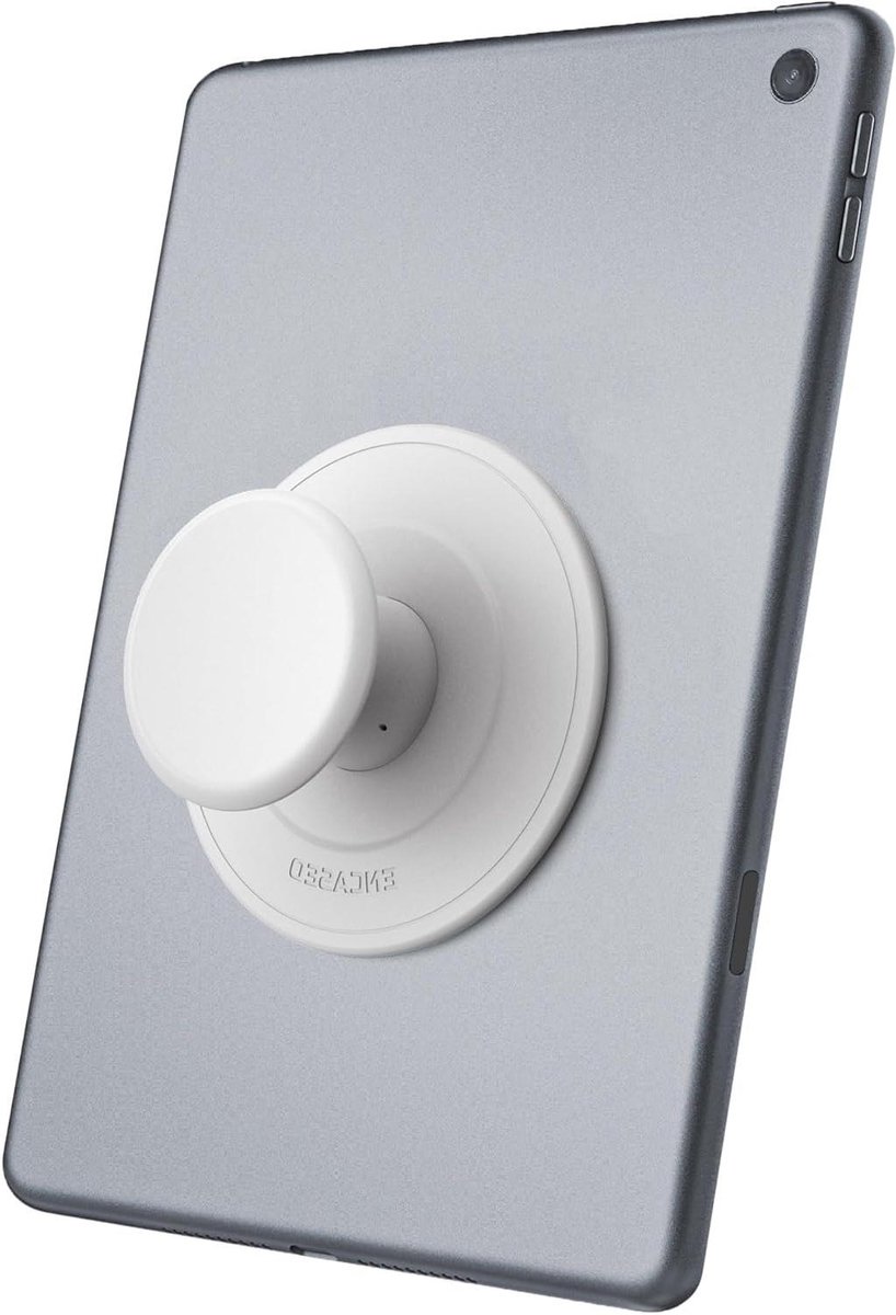 Tablet Grip Houder - E-reader Accessoire - Comfortabel Lezen - Opvouwbaar Ontwerp - 80 mm Breed - Vanille Creme