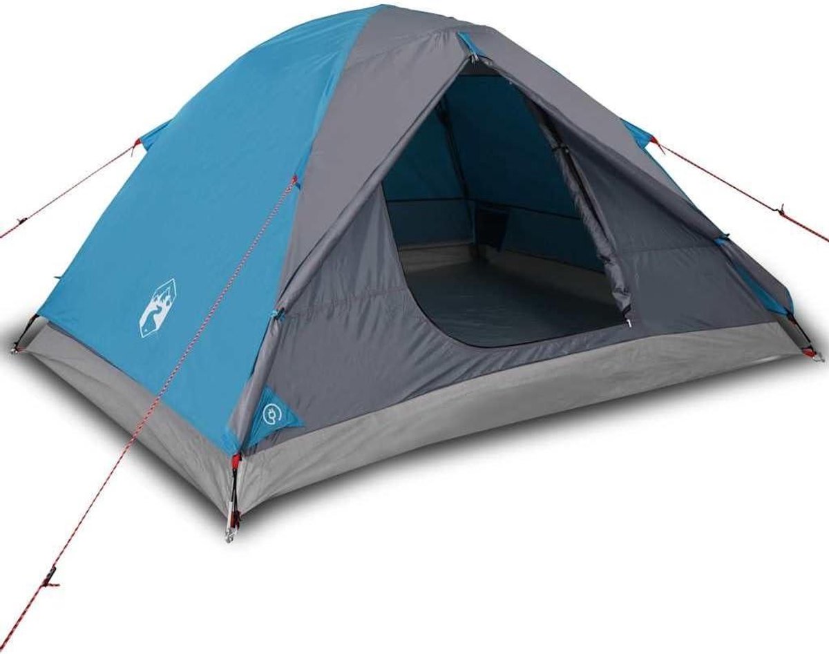 Koepeltent 3 Personen - Campingtent Outdoor - Kamperen en Reizen - Waterdicht met Afneembare Overtent