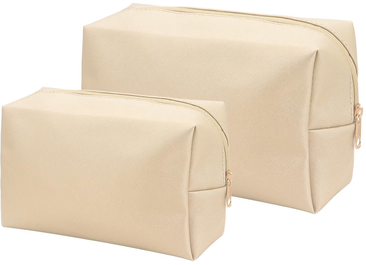 Dailygoods - 2 Stuks Make-up Tassen - Waterproof Cosmetica Bag voor Dames