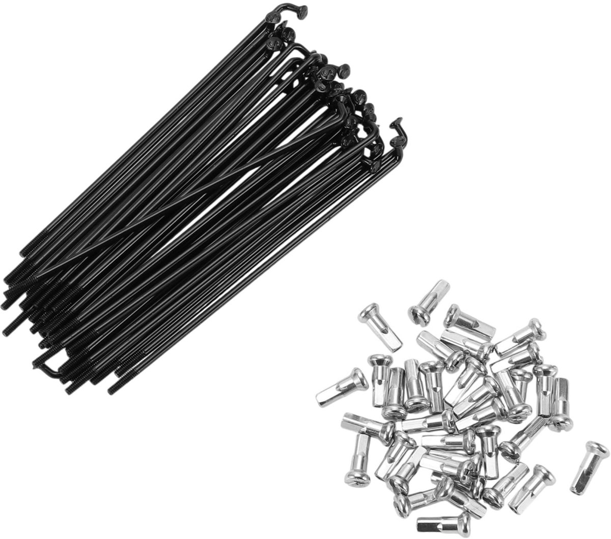 Dailygoods - Fietspaken Set 14G 97MM Stalen Spaken voor Mountainbike 36 Stuks