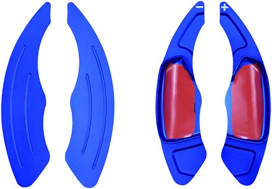 Schakelpeddels Auto - Stuurwiel Extensies - Sportief Rijden - Aluminiumlegering - Set van 2 - Rood — afbeelding 3