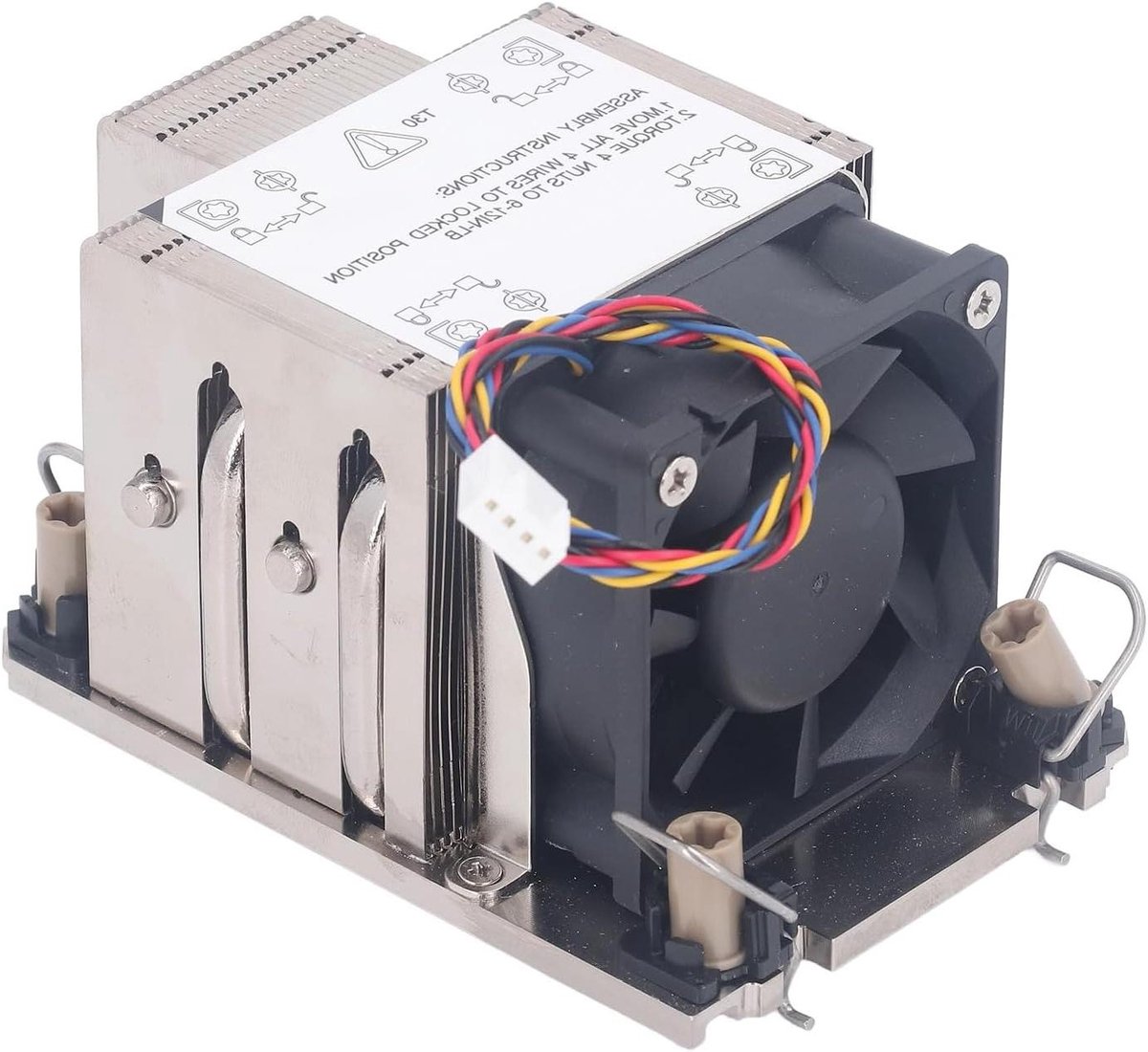 CPU Koeler - Koelblok Controller - Warmte Afvoeren - Industriële Kwaliteit - 0.48 Kilogram - Aluminiumkleur