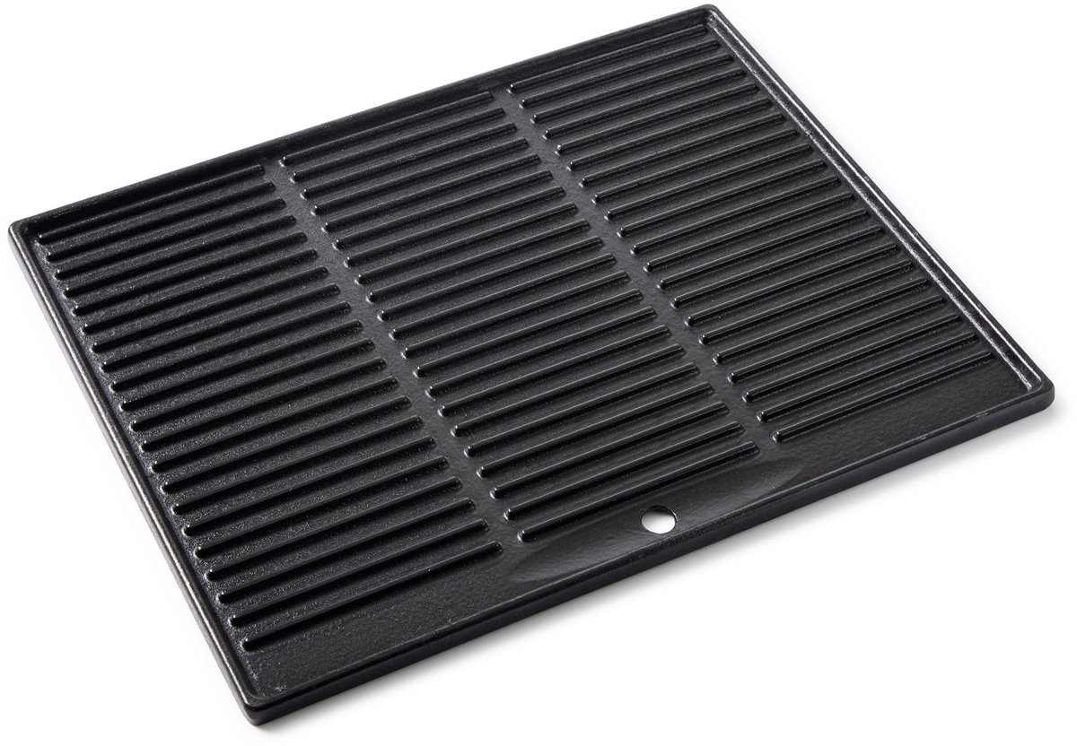 Barbecook Plaque de cuisson - Plaque grill BBQ - Fonte - Noir - 43x35cm