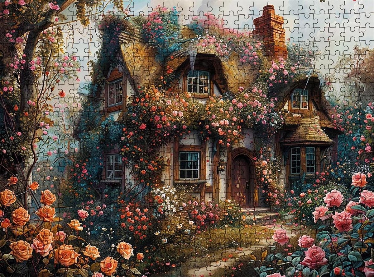 Houten Puzzel - Legpuzzel Volwassenen - Ontspanning Thuis - XXL Formaat - 995 x 705 cm - Multicolor