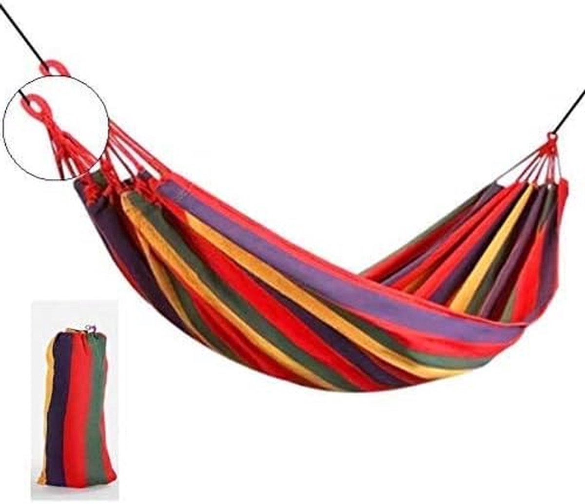Draagbare Hangmat - Kampeerstoel Bed - Ontspannen Buiten - Lichtgewicht Wasbaar - 280x150cm - A