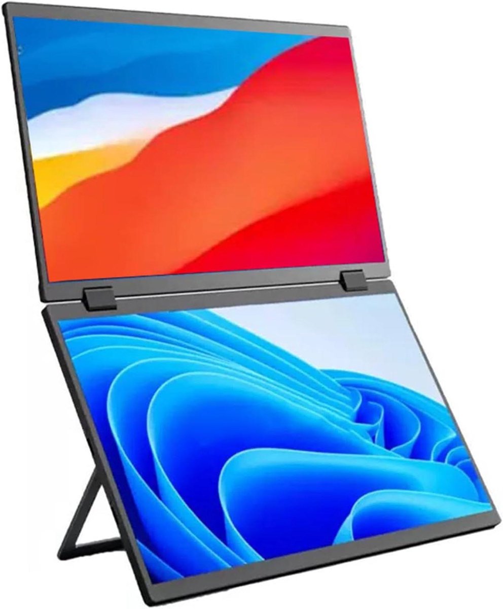 Laptop Screen Extender - Dubbel Scherm - Multitasken op Reis - Plug and Play - 15.6 Inch - Zwart