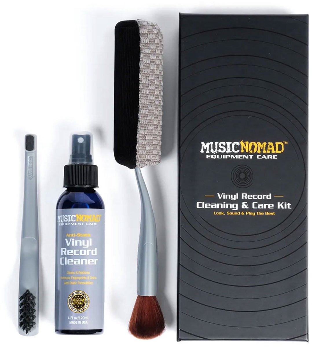 MusicNomad MN890 Vinyl Record Cleaning & Care Kit