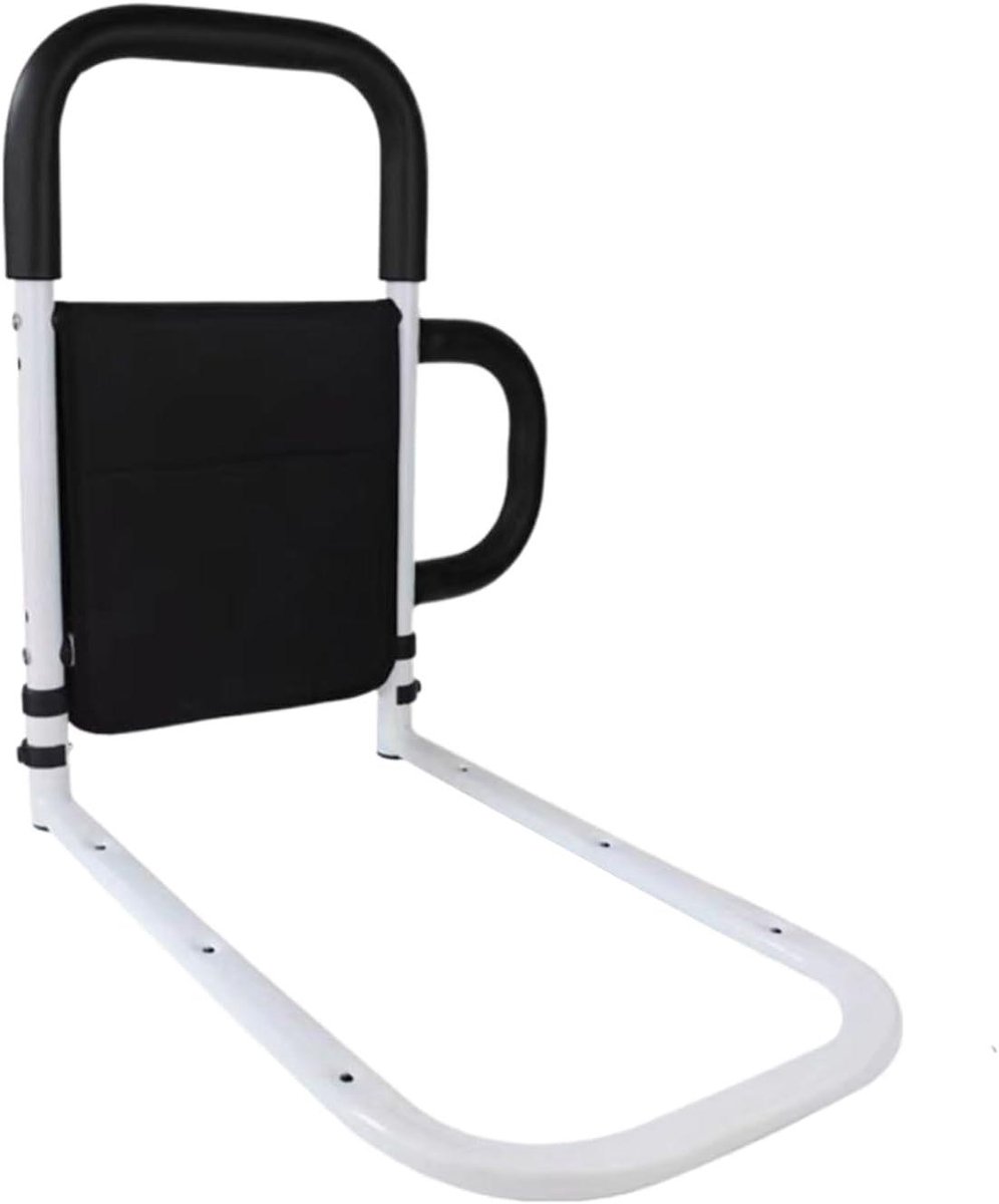 Bedhek - Steunbeugel Bed - Veilig In Bed - Met Opbergvak - 50x31.5 cm - Wit