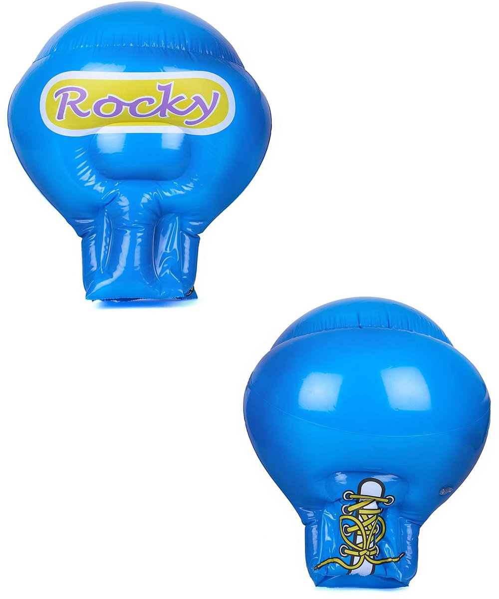 SnelShoppen - Opblaasbare Boxhandschoenen voor Feest en Spelletjes - Rood of Blauw - Perfect voor Kinderen en Volwassenen - Ideaal voor Verjaardagen e