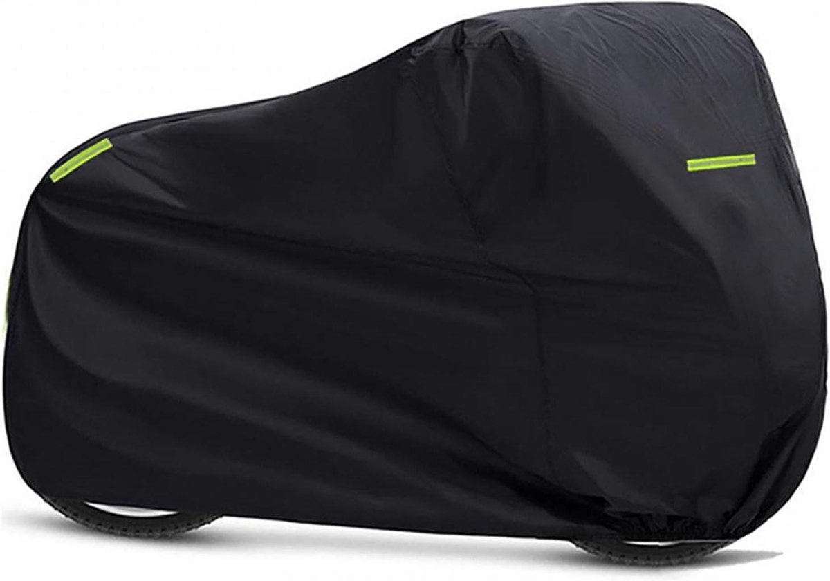 Motorhoes Waterdicht - Motor Beschermhoes - Buiten Opslag - Scheurbestendig Oxford - Universeel - Zwart