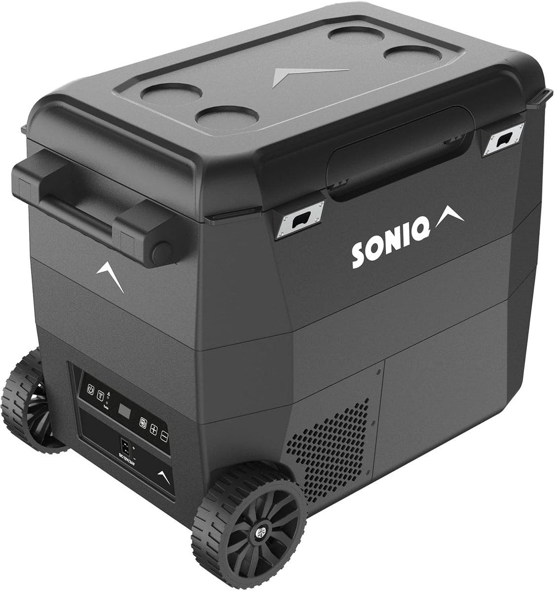 Compressor koelbox 56 liter - 12/24 V elektrische auto koelbox - vriesbox tot -20 graden - ideaal voor camping - ShopVlot
