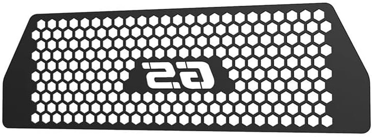 Motorcycle Koplamp Grille - Motor Bescherming - Motor Onderhoud - Roestvrij Staal - Oil Cooler Guard-01 - Zwart