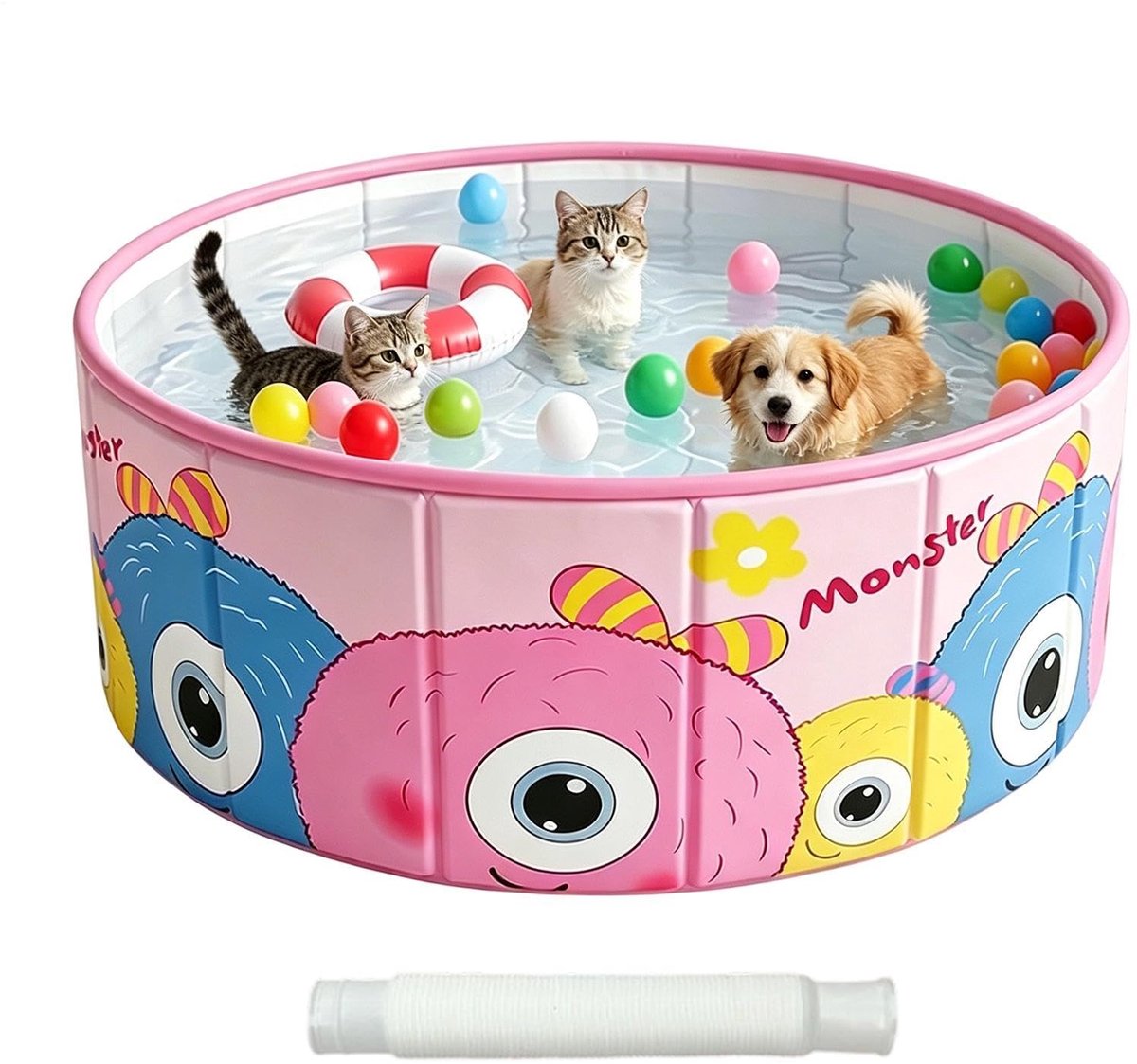 Dailygoods - Opvouwbaar Zwembad met Antislip Bodem - Perfect voor Kinderen en Honden