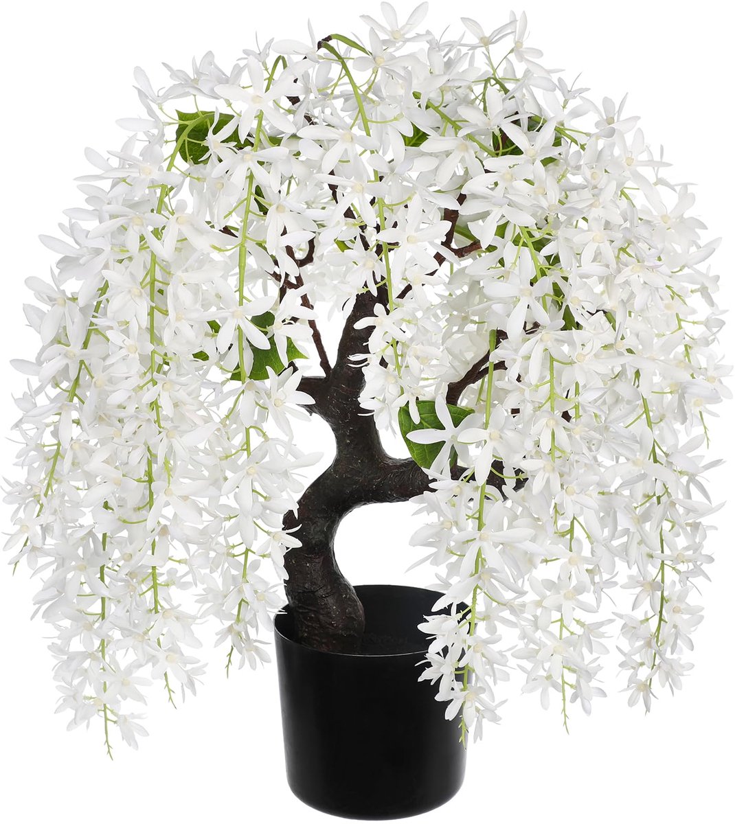 Dailygoods - Kunstbloemen in Pot - Witte Kunstbonsai voor Decoratie