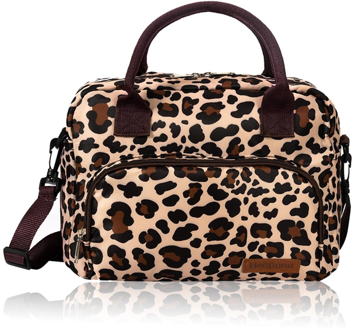 Dailygoods - Geïsoleerde Koeltas met Luipaarddesign, 12L Capaciteit