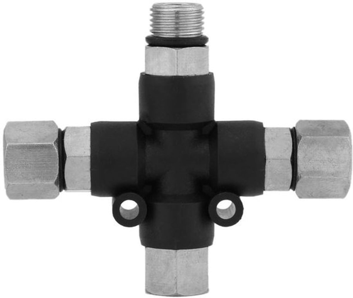 - Duurzaamheid Splitter Spray-connector - Multifunctionele 3-weg Airbrush-adapter - Draagbaar - Mini-luchtcompressor - Geschikt voor Airbru..