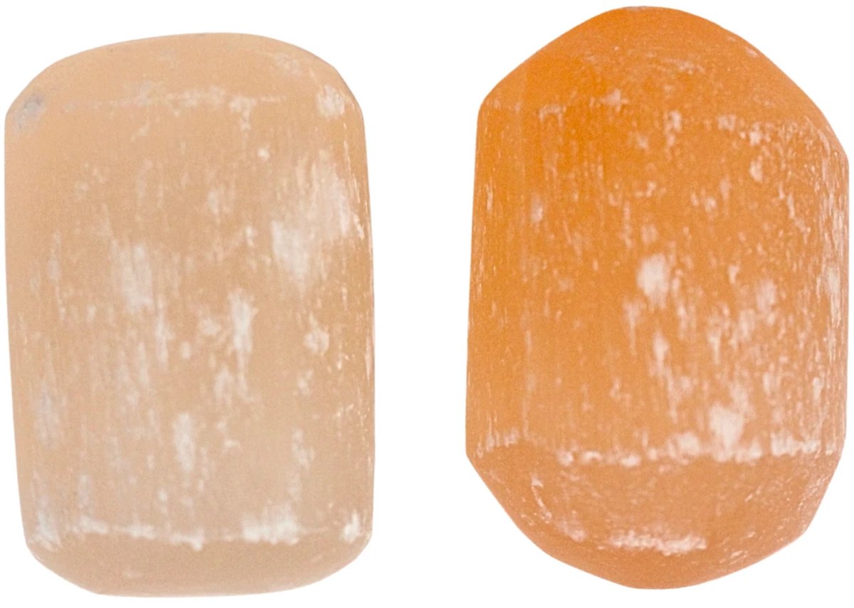 Ruben Robijn Trommelstenen 50 gr. Seleniet oranje (mt3)