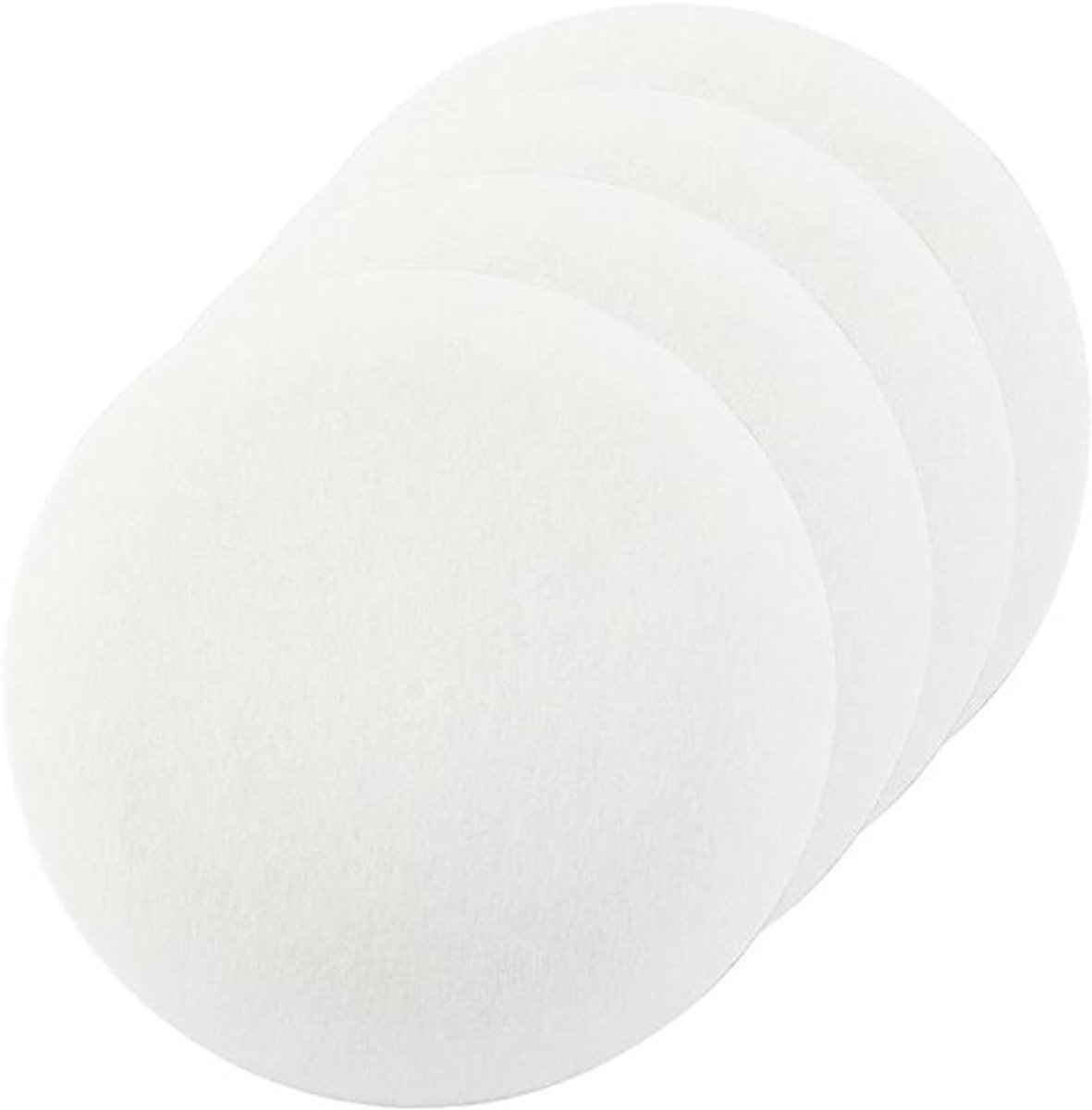 - Platenspeler Vilt Pad - Wit - Antislip Mat - 28 X 0.1 Inch - CD's - Zachte - Slipmats - Thuis Draaitafel Platter Speler Vinyl CD's Platter - Geschikt voor Draaitafel 4 Stuks Platenspeler Vilt Pad Ronde