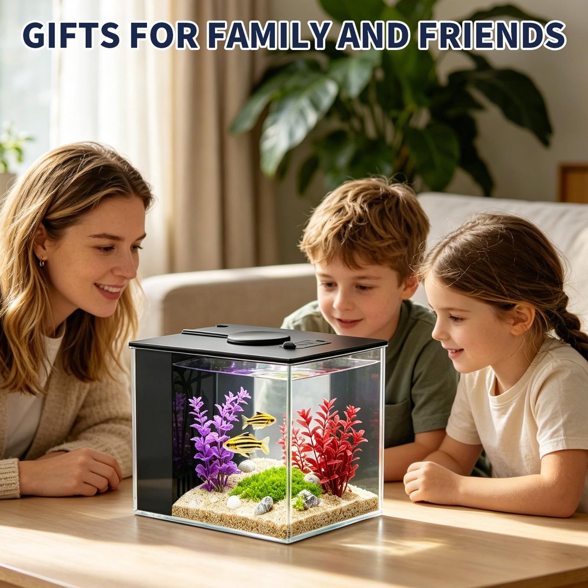 SnelShoppen - Betta Aquarium Complete Set - 20 Liter - Inclusief LED Verlichting, Filter en Decoraties - Ideaal voor Beginners en Kinderen - Perfect v thumbnail 6