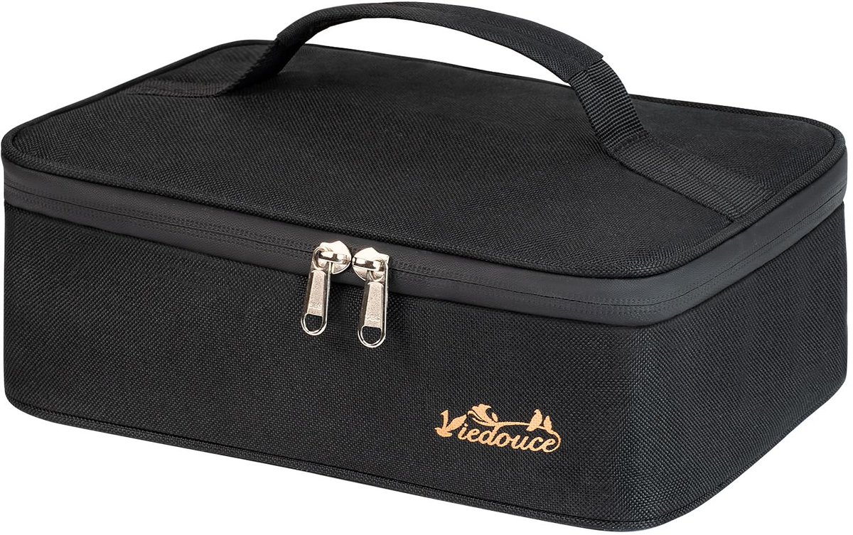SnelShoppen - Viedouce 4L Lunchbox Isolatietas Koeltas Waterdicht met Dubbele Ritssluiting - Thermische Lunchtas voor Heren en Dames - Opvouwbare Koel