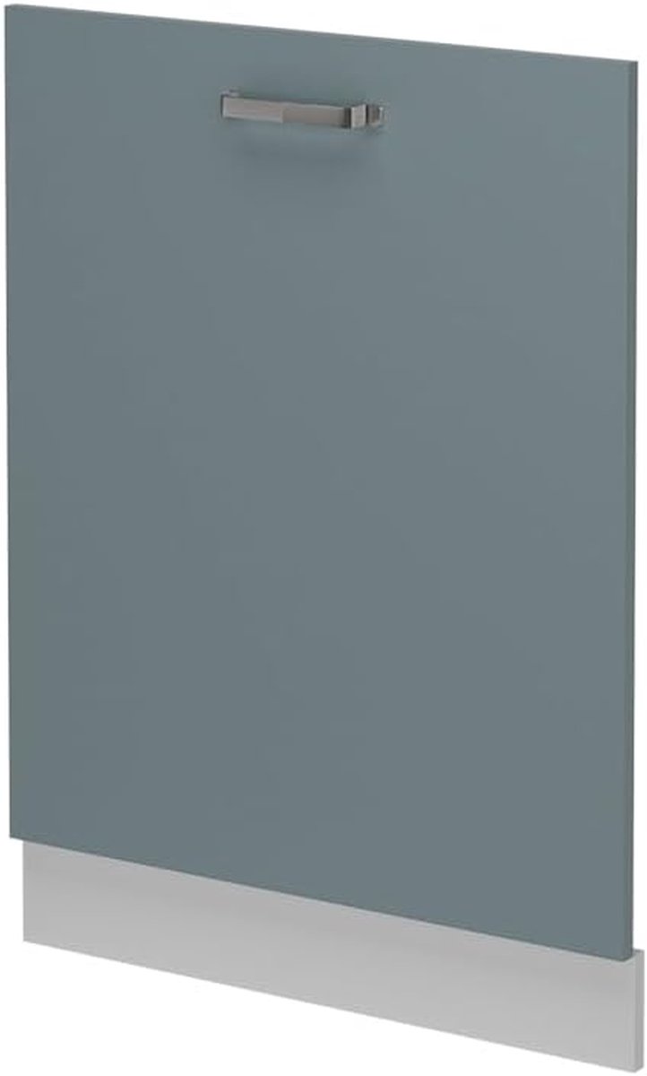 Vaatwasserfrontpaneel Vaatwasserdeur Paneel Keuken Integratie R-Line Stijl 60 cm Blauw-grijs