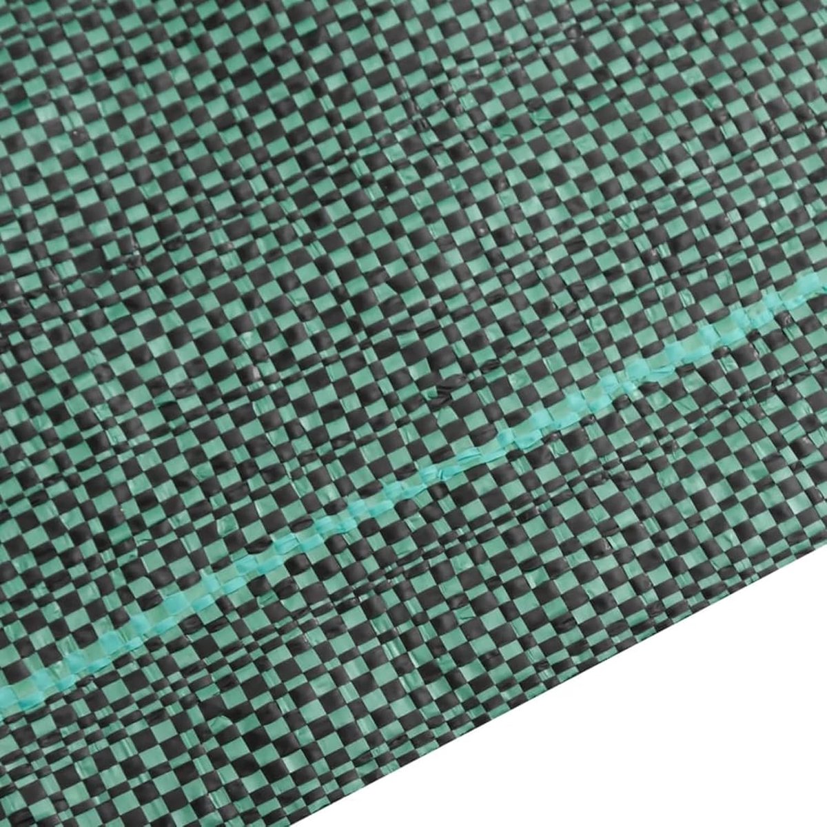 Onkruiddoek Bodembedekker - Tuinvlies Mulchfolie - Onkruid Vrij Houden - UV-Gestabiliseerd Polypropyleen - 2x5 m - Groen