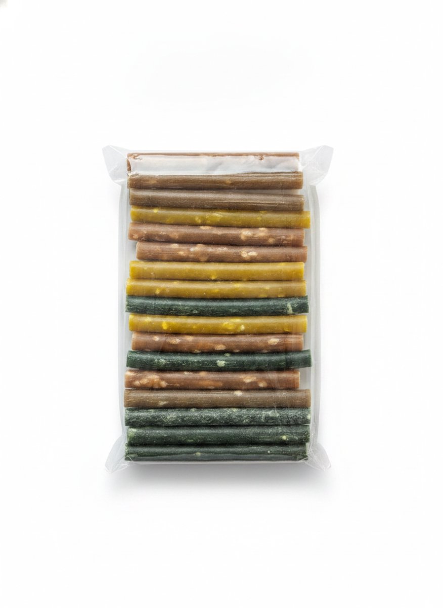 animalking Vegan Kauwsticks voor Honden - Groente & Granen Mix - 100% Plantaardig - 20 stuks