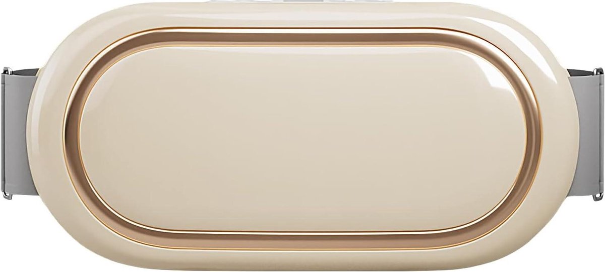Afslankriem - Buikspiertrainer Riem - Lichaamsvorming - Automatische Intensiteit - Tot 120 cm Taille - Beige