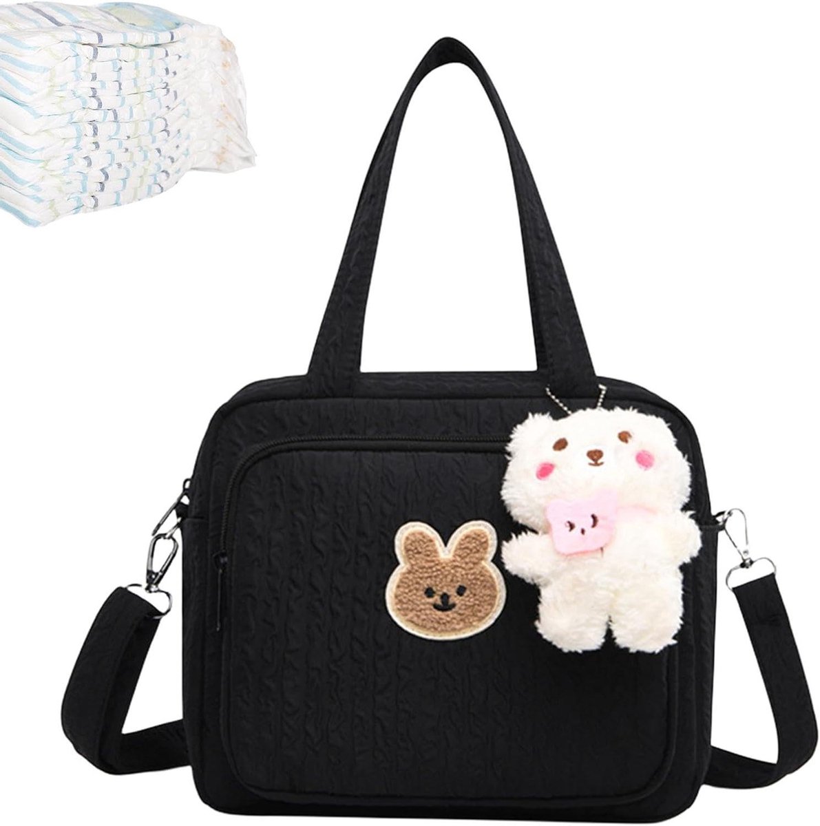 Baby Luiertas Organizer - Draagbare Baby Tas - Baby Spullen Opbergen - Veelzijdig Gebruik
