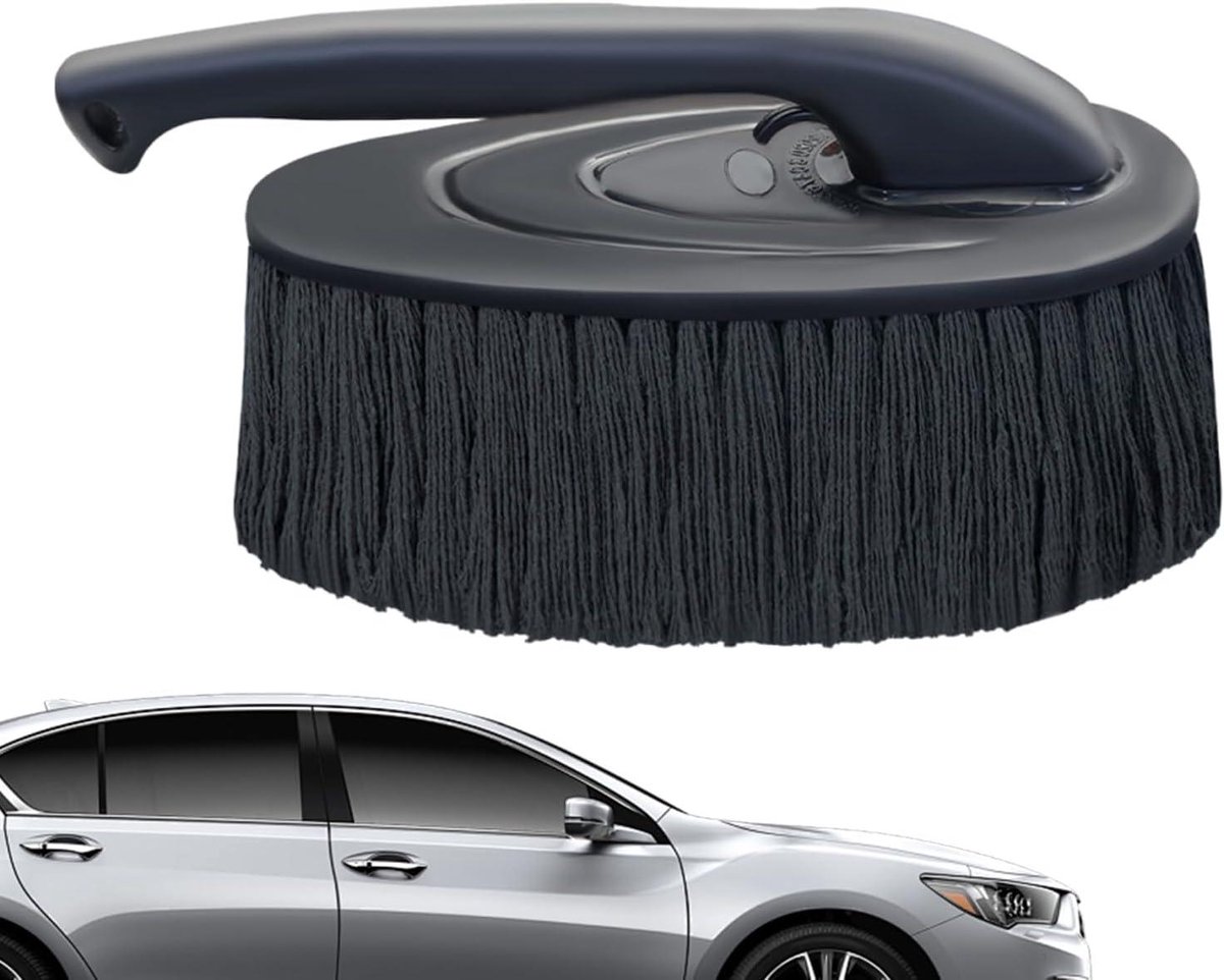 Handbediende Auto Stoffer - Draaibare Borstel - Voertuig Onderhoud - 360 Graden Draaibaar - 41-59 cm - Meerkleurig