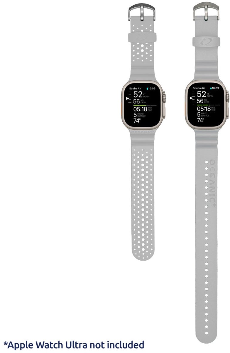 Oceanic+ - Dive Watch Strap Kit - Smartwatchbandje - 45mm - Geel